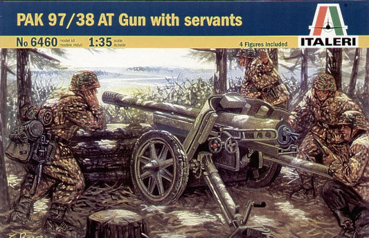 Italeri 6460 1:35 PaK-97/38 AT Gun with crew 4 FIGURE INCLUDED