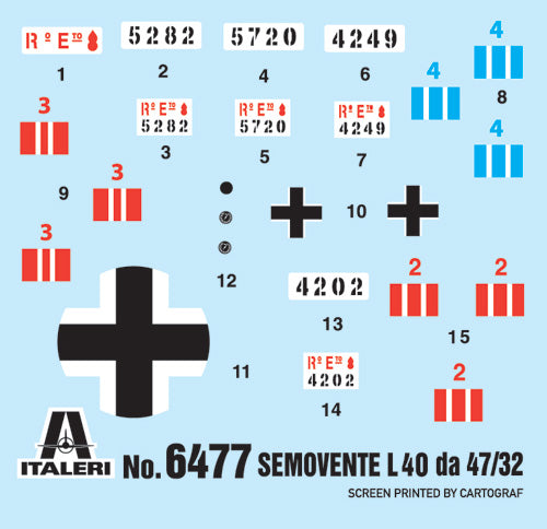 Italeri 6477 1:35 Semovente L40 da 47/32