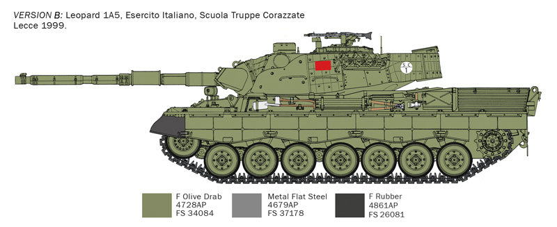 Italeri 6481 1:35 Leopard 1A5 MBT