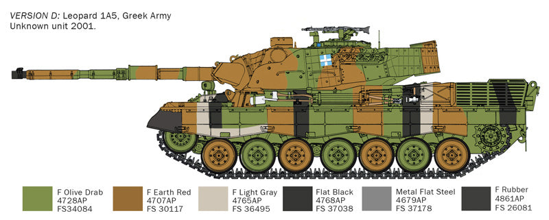 Italeri 6481 1:35 Leopard 1A5 MBT