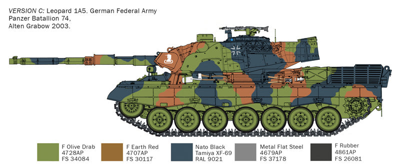 Italeri 6481 1:35 Leopard 1A5 MBT