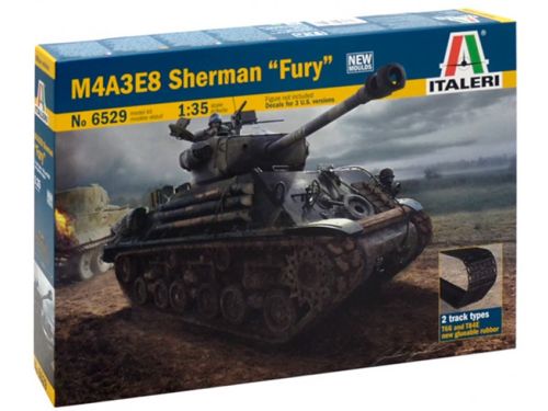 Italeri 6529 1:35 M4A3E8 Sherman 'Fury'