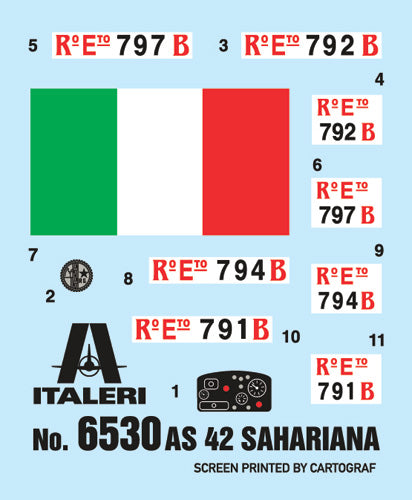 Italeri 6530 1:35 AS.42 Sahariana