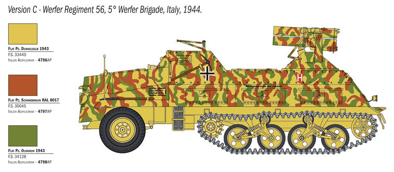 Italeri 6546 1:35 15 cm. Panzerwerfer 42 auf Sd.Kfz 4/1