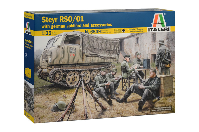 Italeri 6549 1:35 Steyr RSO/01 with German Soldiers & Accessories