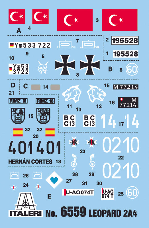 Italeri 6559 1:35 Leopard 2A4