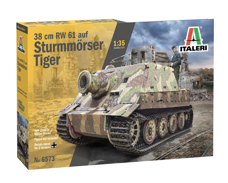 Italeri 6573 1:35 38cm RW 61 auf SturmmÃ¶rser Tiger