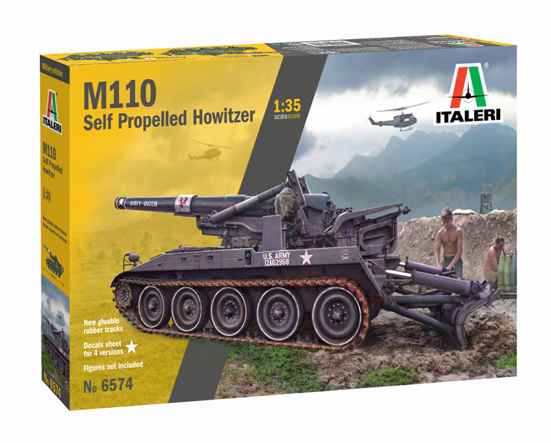 Italeri 6574 1:35 M110A1 Self-Propelled Howitzer