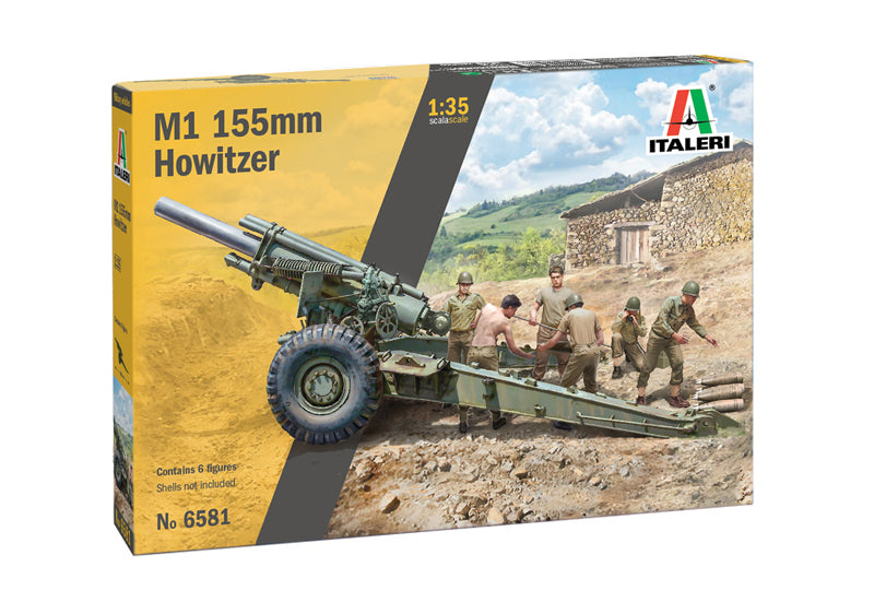 Italeri 6581 1:35 M1 155mm Gun with Crew