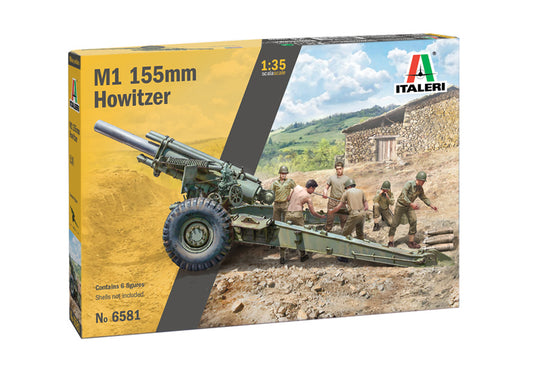 Italeri 6581 1:35 M1 155mm Gun with Crew