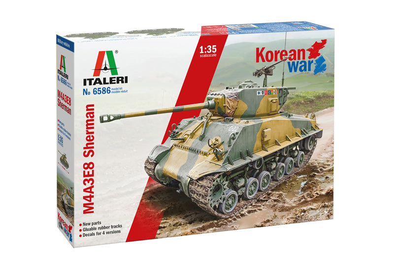 Italeri 6586 1:35 Sherman M4A3E8 "Korean War"