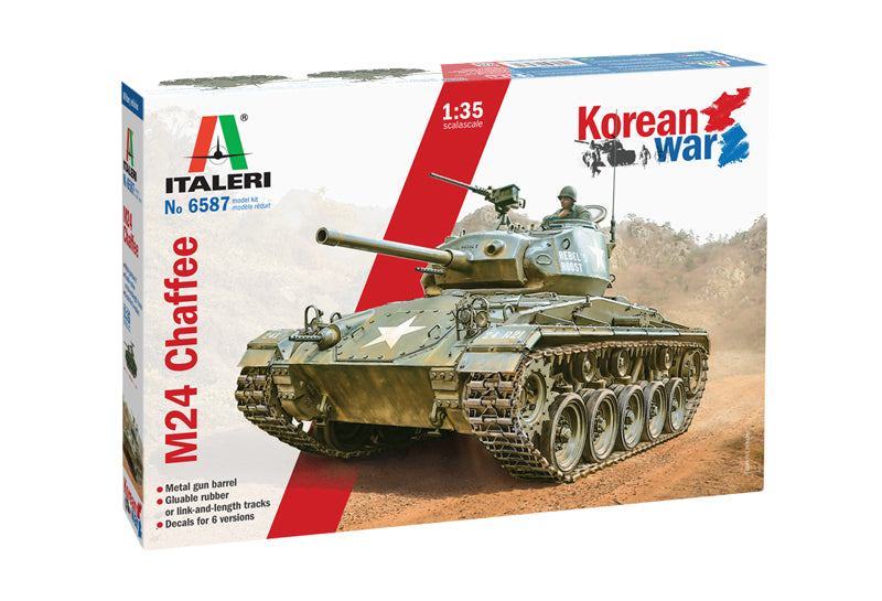 Italeri 6587 1:35 M24 Chaffee Korean War