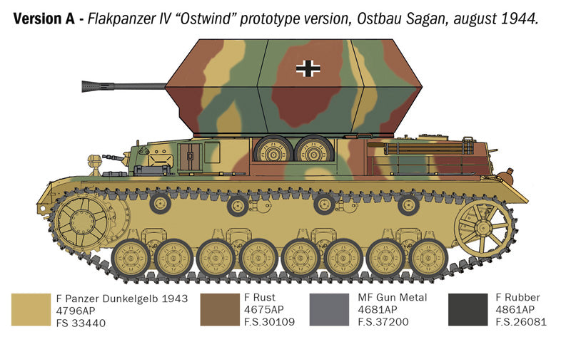 Italeri 6594 1:35 Flakpanzer IV Ostwind