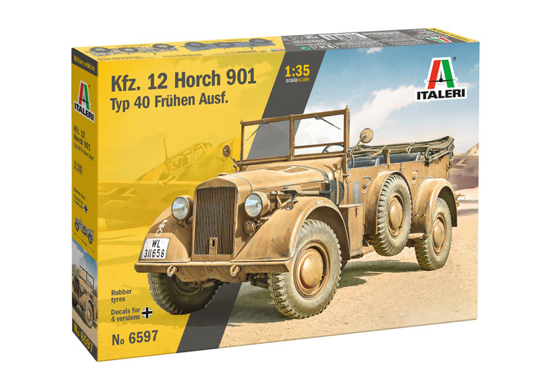 Italeri 6597 1:35 Kfz. 12 Horch 901 typ 40 Fruehen Ausf