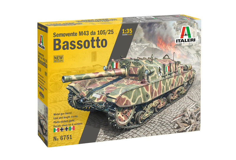 Italeri 6751 1:35 Semovente M43 Bassotto