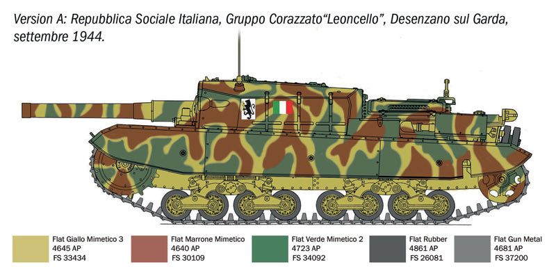 Italeri 6751 1:35 Semovente M43 Bassotto