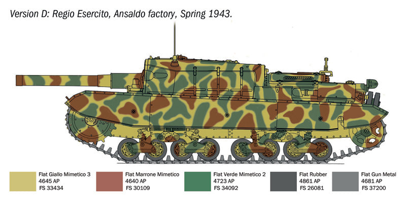 Italeri 6751 1:35 Semovente M43 Bassotto