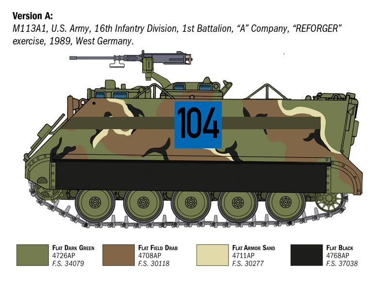 Italeri 6753 1:35 M113A1