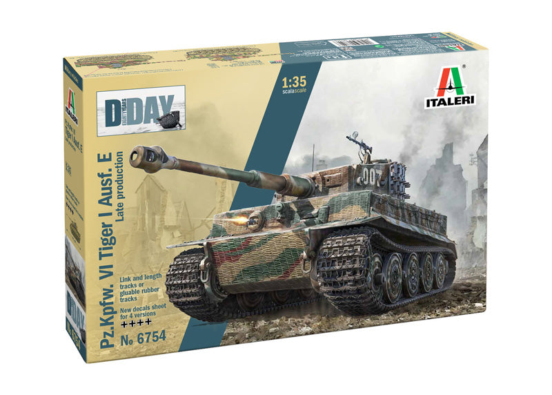 Italeri 6754 1:35 Pz.Kpfw.VI Tiger I Ausf.E late production