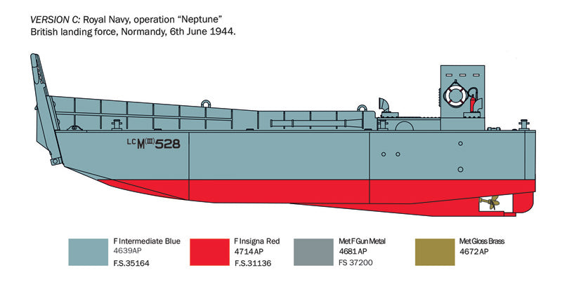 Italeri 6755 1:35 LCM-3 Landing Craft