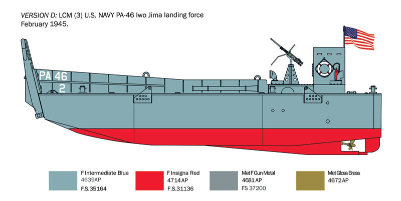 Italeri 6755 1:35 LCM-3 Landing Craft