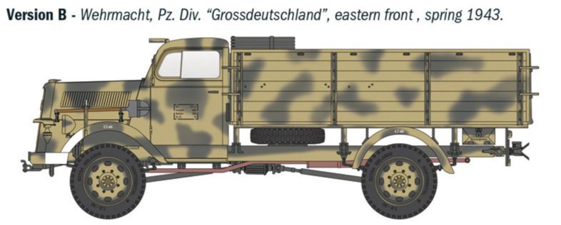 Italeri 6760 1:35 Kfz.305 Opel Blitz Typ A 4x4