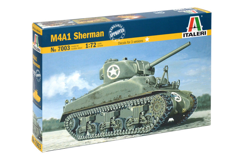 Italeri 7003 1:72 M4A1 Sherman