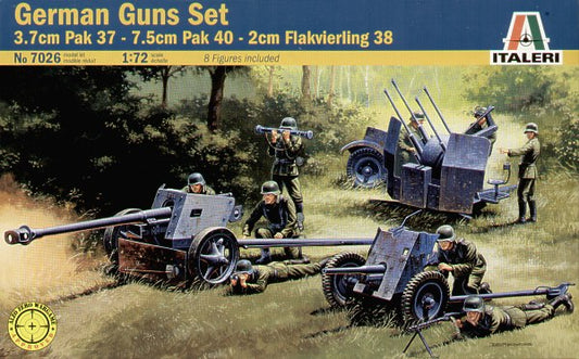 Italeri 7026 1:72 German Guns Set