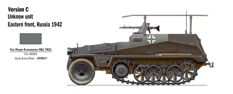 Italeri 7034 1:72 Sd.Kfz.250/3