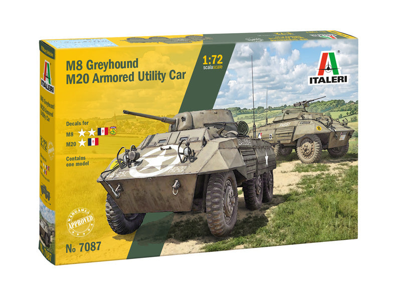 Italeri 7087 1:72 M8 Greyhound / M20