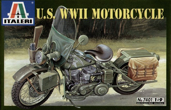 Italeri 7401 1:9 Harley Davidson WLA 750 U.S. Army WWII