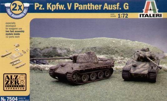 Italeri 7504 1:72 Pz.Kpfw.V Panther Ausf.G (Fast Assembly)