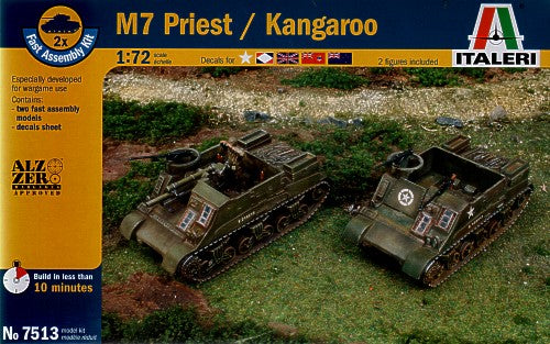 Italeri 7513 1:72 M7 Priest / Kangaroo (Fast Assembly)