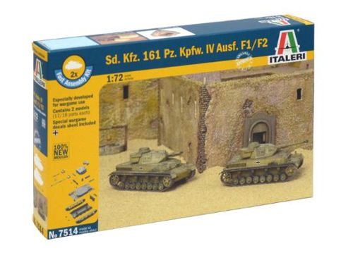 Italeri 7514 1:72 Sd.Kfz.161 Pz.Kpfw.IV Ausf. F1/F2