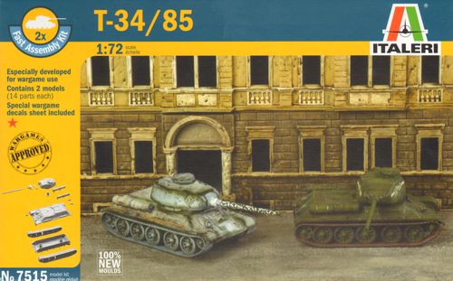 Italeri 7515 1:72 Soviet T-34/85 (Fast Assembly)