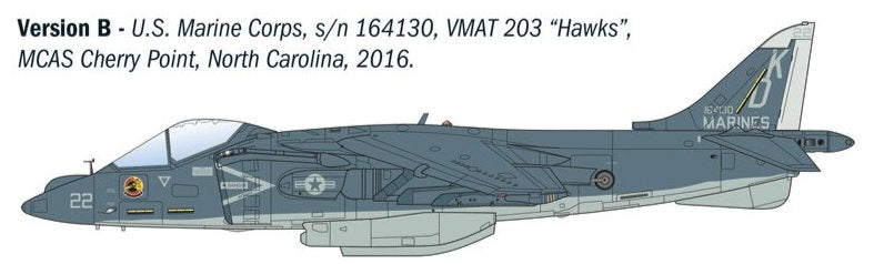 Italeri 90193 1:72 McDonnell-Douglas AV-8B Harrier II