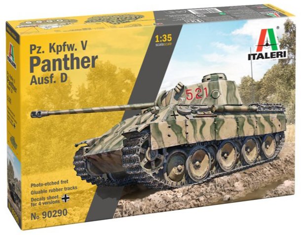 Italeri 90290 1:35 Pz.Kpfw.V Ausf.D Panther