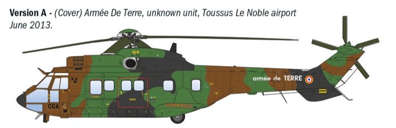 Italeri 91096 1:72 Eurocopter AS332 Super Puma