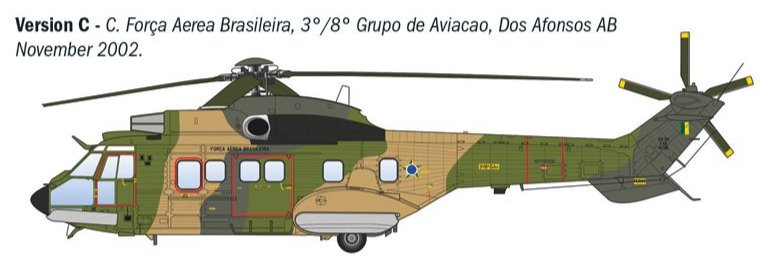 Italeri 91096 1:72 Eurocopter AS332 Super Puma
