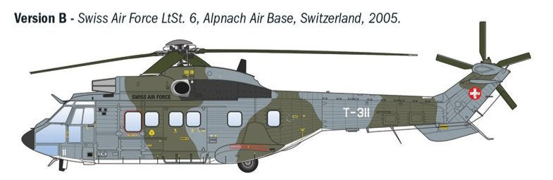 Italeri 91096 1:72 Eurocopter AS332 Super Puma