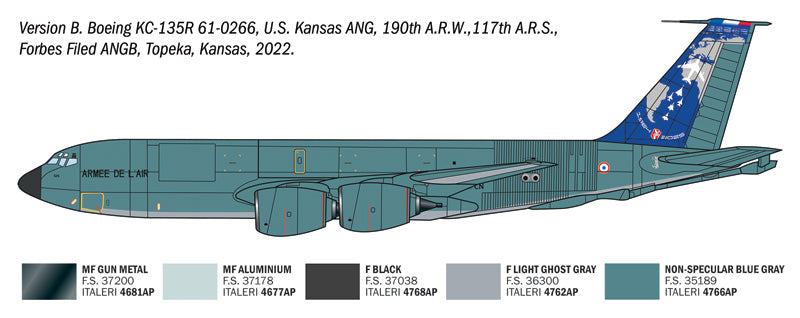 Italeri 91281 1:72 Boeing KC-135 R/FR Stratotanker