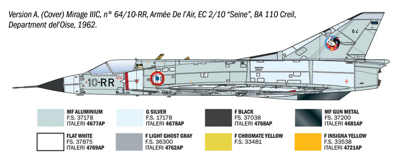 Italeri 92505 1:32 Dassault Mirage IIIC