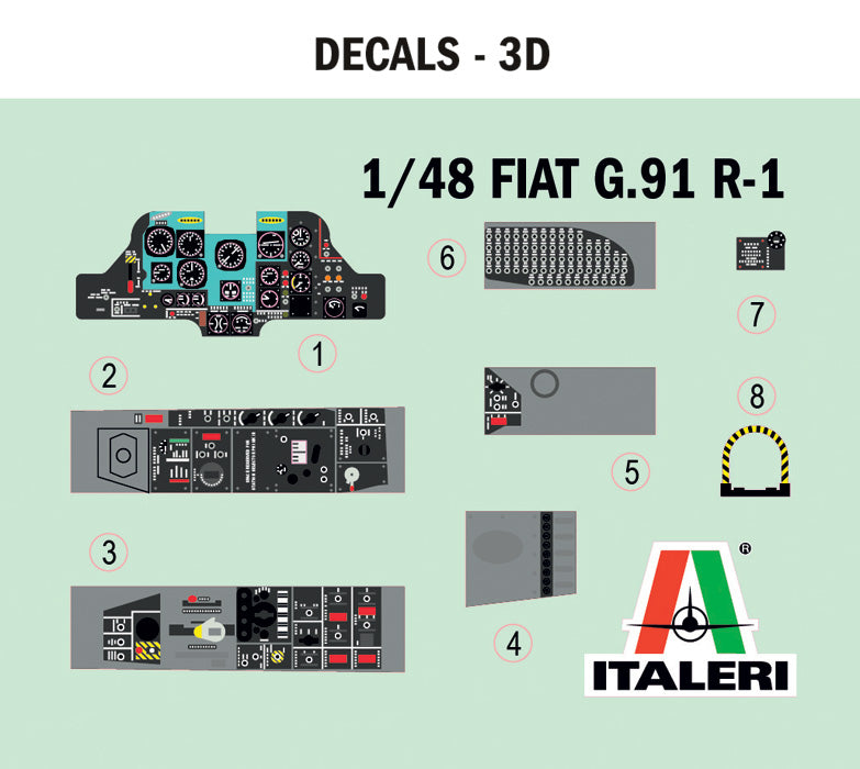 Italeri 92645 1:48 FIAT G.91R