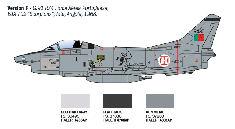 Italeri 92645 1:48 FIAT G.91R
