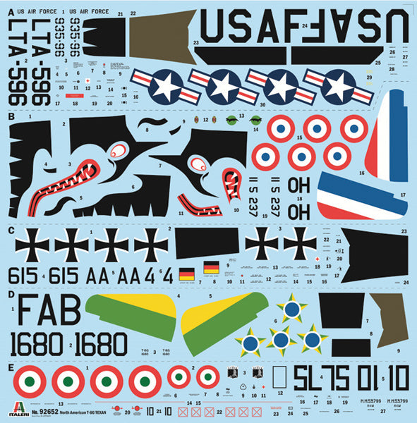 Italeri 92652 1:48 North-American T-6G Texan