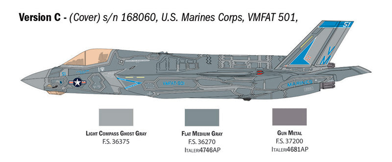 Italeri 92810 1:48 Lockheed-Martin F-35B Lightning II (New Tooling)