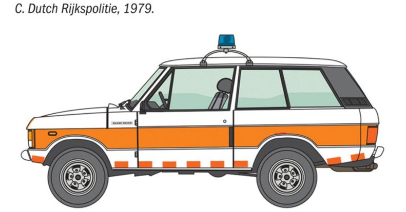 Italeri 93661 1:24 Range Rover Police