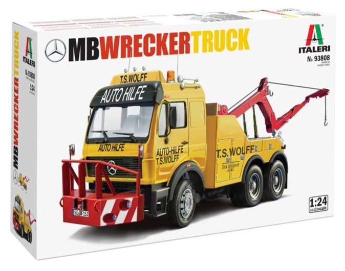 Italeri 93808 1:24 Mercedes-Benz Wrecker Truck