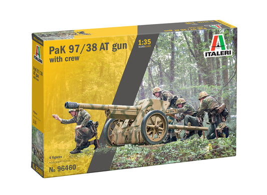Italeri 96460 1:35 Pak 97/38 AT Gun with crew 4 FIGURES INCLUDED