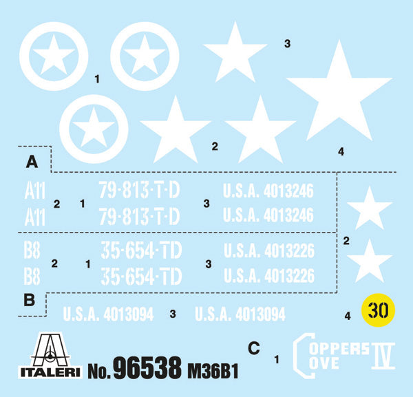 Italeri 96538 1:35 M36B1 90mm GMC